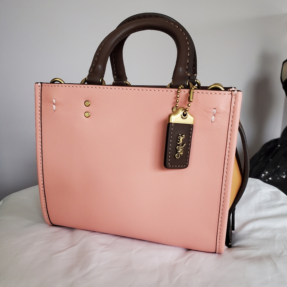 Coach Rogue 17 in Candy Pink Multi